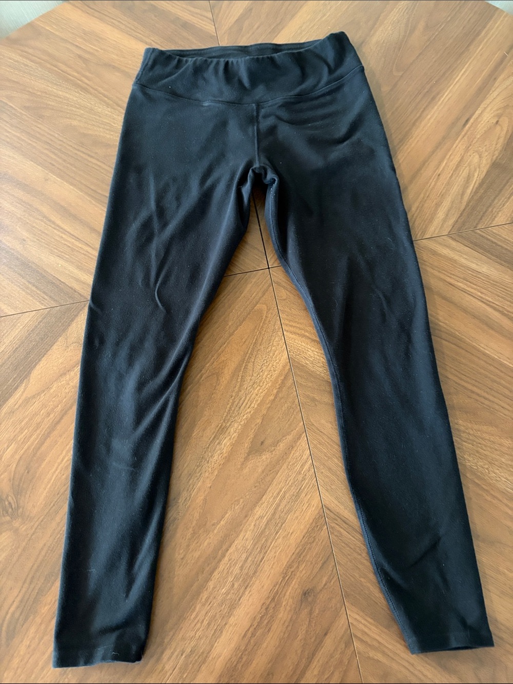 Pact Black High-Rise Leggings with Logo Print